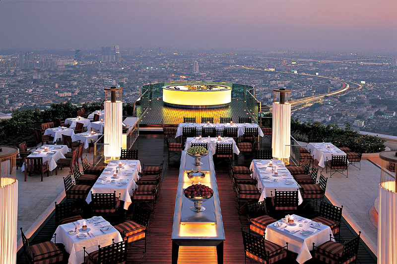Rooftop Bar, Lebua State Tower Best hotel bars in Bangkok
