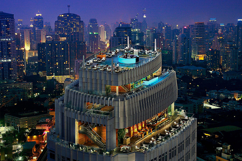 Octave Rooftop Lounge & Bar at Bangkok Marriott Hotel Sukhumvit - Best hotel bars in Bangkok