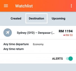 You can use the KAYAK app to book flights and plan your travels painlessly. 